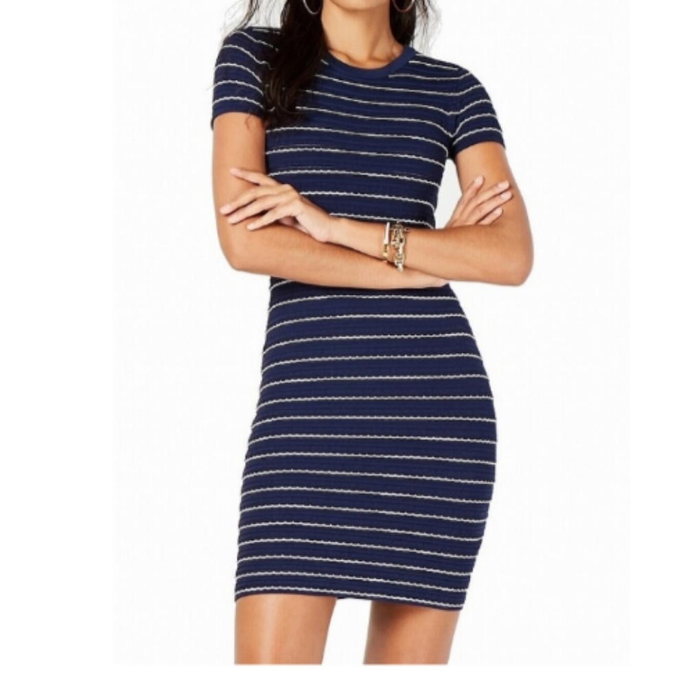 Michael Kors Clover Stripe mini dress